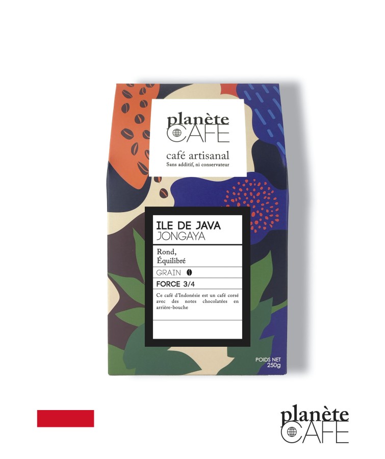 Café en grain de l'Ile de Java torréfié en France - Jongaya