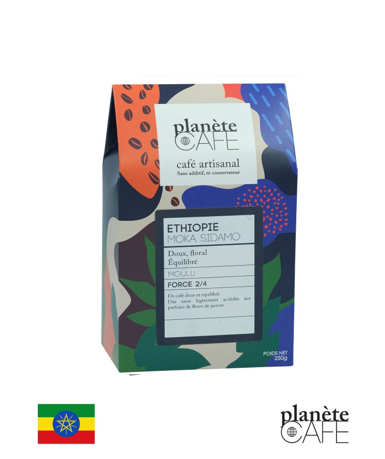 Café en grain Ethiopie torréfié / France Moka Sidamo Kumbabe Café en grain Ethiopie torréfié / France Moka Sidamo Kumbabe