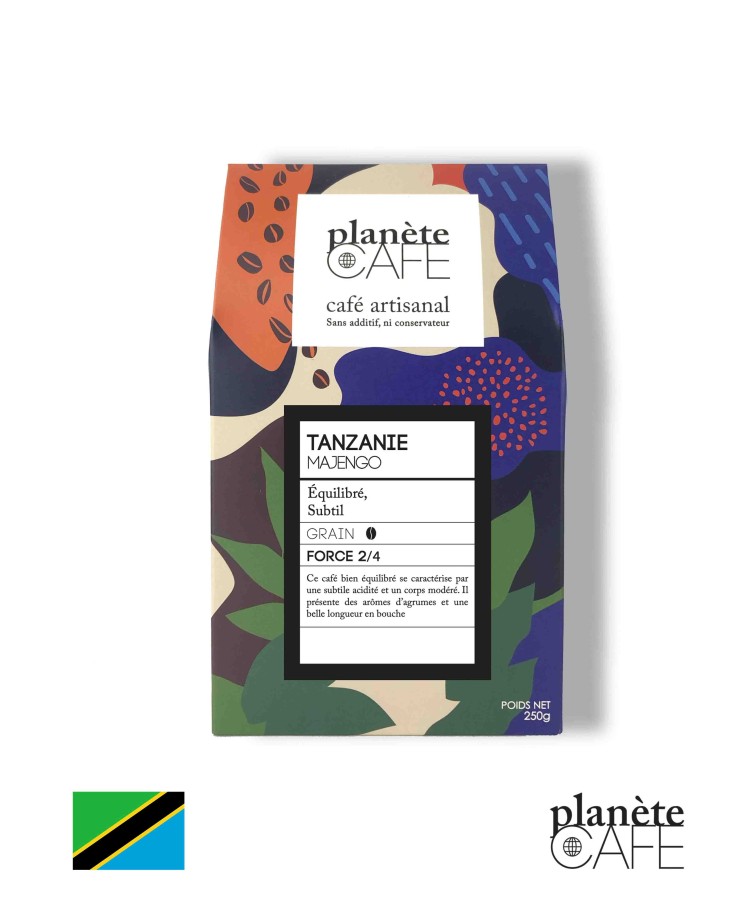 Café en grain de Tanzanie torréfié en France - Majengo Café en grain de Tanzanie torréfié en France - Majengo