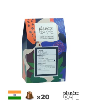 Café en capsule d'inde torréfié en France - Malabar Karnatak