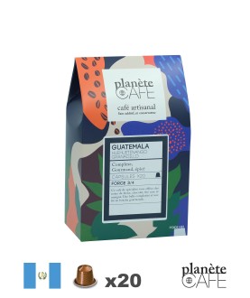 Café capsule du Guatemala torréfié en France - Huehuetenango