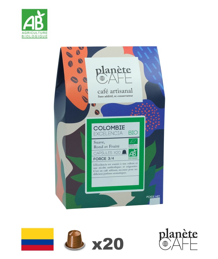 Café en capsule de Colombie torréfié en France - Excelensia Café en capsule de Colombie torréfié en France - Excelensia