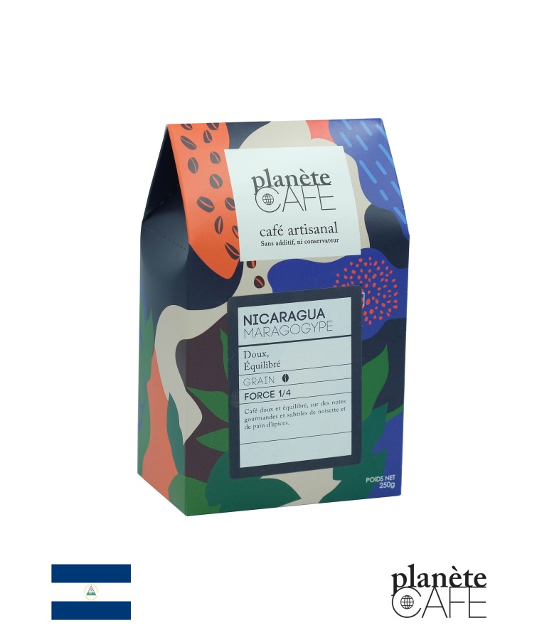 Café moulu du Nicaragua torréfié en France - Tipitapa Café moulu du Nicaragua torréfié en France - Tipitapa
