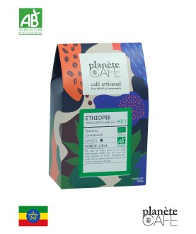 Café Yrgacheffe Harfusa bio, Éthiopie - Moulu