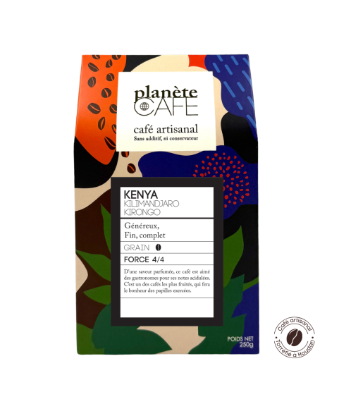Café Kirongo (Kenya) en grains - Torréfié en Île-de-France