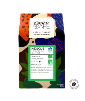 Café bio grain du Mexique torréfié en France Tapachula bio