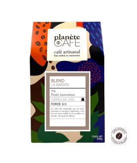 Café en capsule x20 Blend torréfié en France - Le Barista