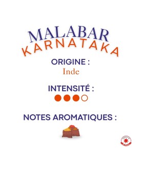 Café Malabar Karnataka, Inde - Moulu