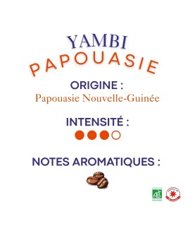 Café Yambi, Papouasie Nouvelle Guinée - capsules x 20