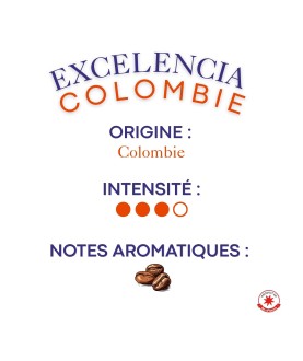 Café Excelencia, Colombie - Moulu
