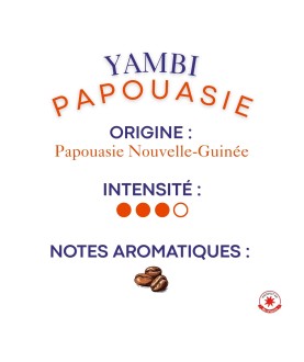Café Yambi, Papouasie Nouvelle Guinée - Moulu