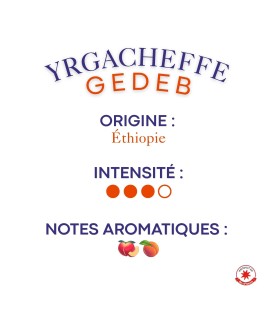 Café Yrgacheffe Gedeb, Éthiopie - Moulu