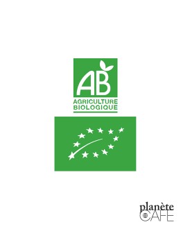 Café bio grain Colombie torréfié made in France Excelensia