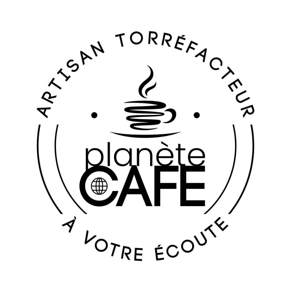 Logo Planète Café, artisan torréfacteur Français